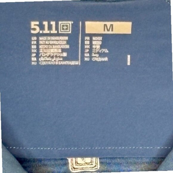 5.11 Crystal Hybrid Full Zip Jacket - Ensign Blue - M - Picture 9 of 9